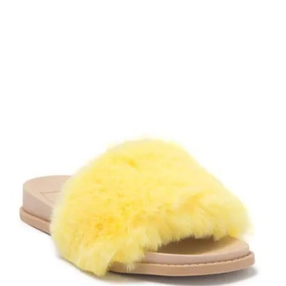 NIB Dolce Vita Fur Slides